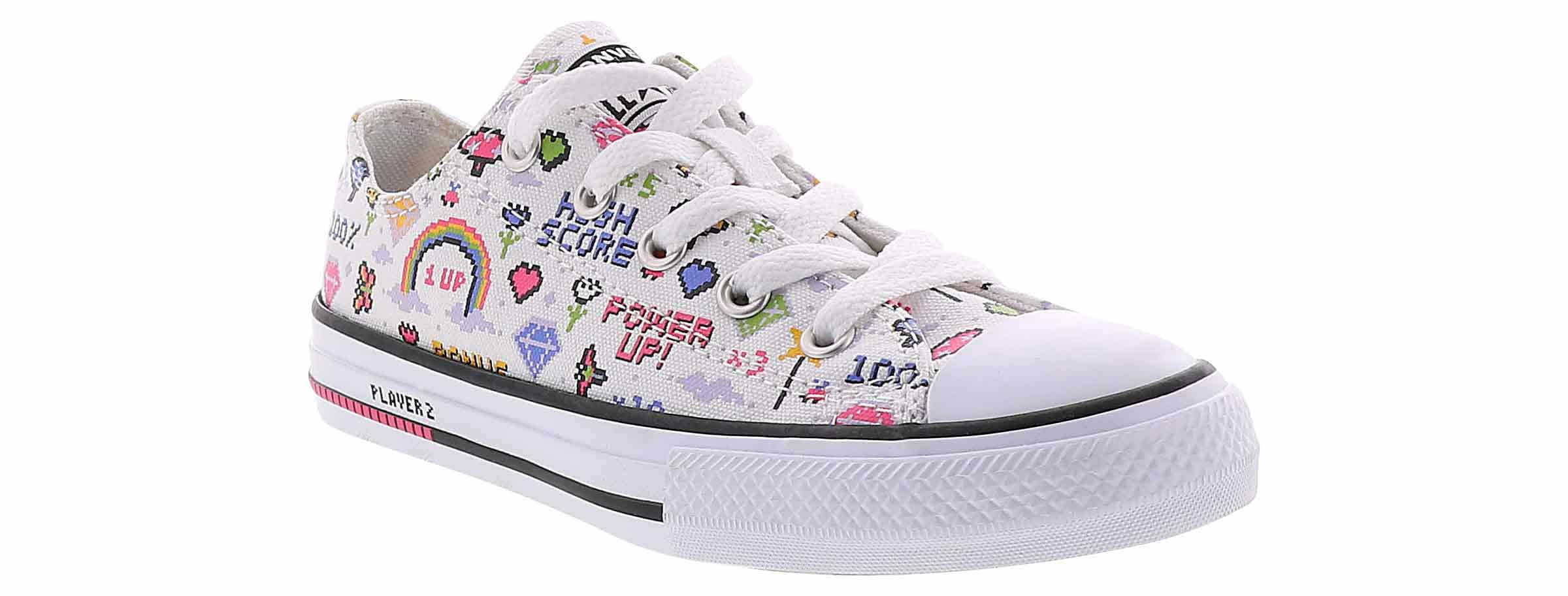 Converse Chuck Taylor All Star Gamer OX Girls' Ath | 670171F White ...