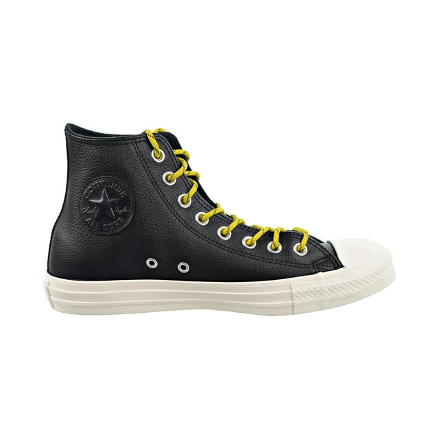 Converse Chuck Taylor All Star HI Mens Shoes Black-Bold Citron-Egret 163339c