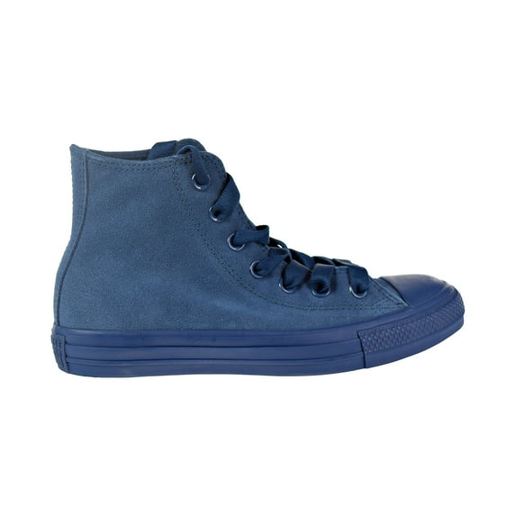 Converse Chuck Taylor All Star Hi Big Kids'/Men's Shoes Blue Fir Suede 162463c