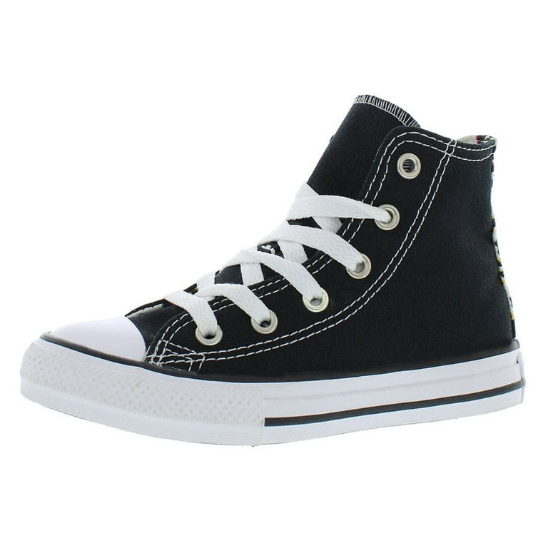 Ladies black converse high tops sales