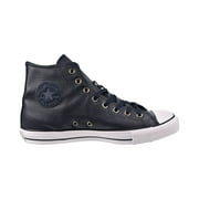 Converse Chuck Taylor All Star Hi Leather Mens Shoes Dark Obsidian Blue 165189c