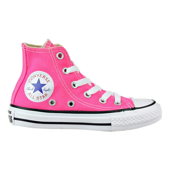 Converse Chuck Taylor All Star Hi Little Kid's Shoes Pink Pow/White 357612f