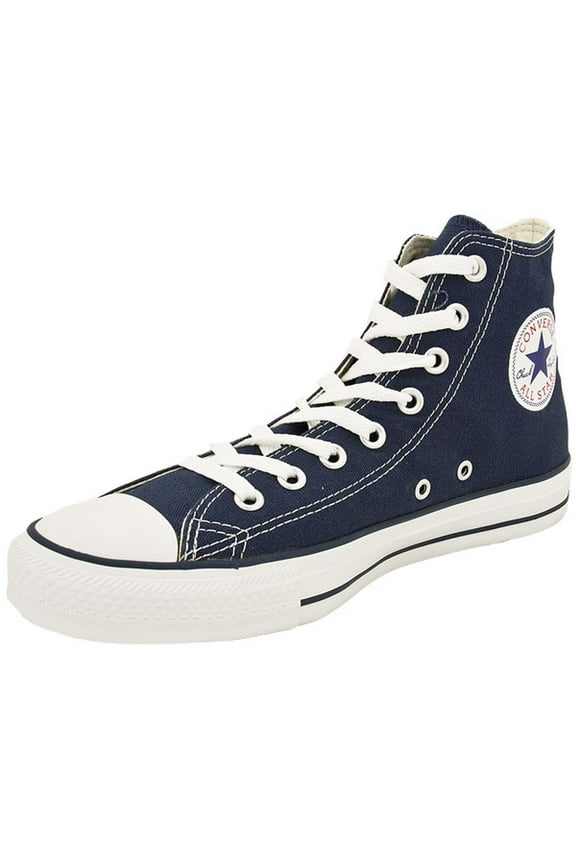 Chuck Taylor All Star Canvas Hi Top Unisex Sneakers - Navy - 4.5M/6.5W