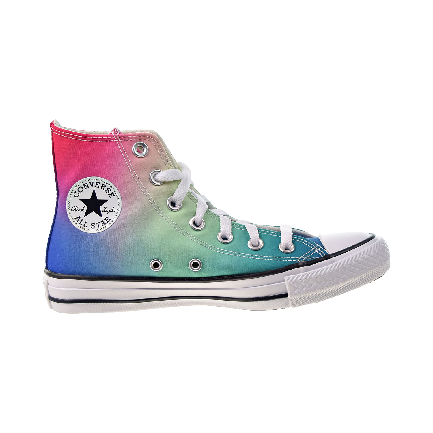 Converse Chuck Taylor All Star Hi "Psychadelic Hoops" Men's Shoes White 167592c - image 1 of 6