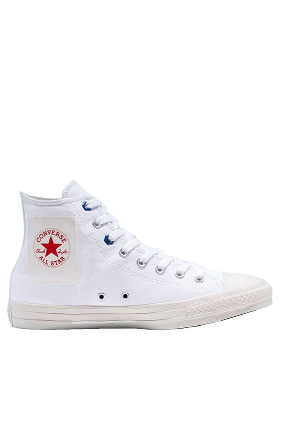 Chuck Taylor All Star Hi Unisex/Adult shoe size Men 9.5/Women 11.5  Casual 165051F White/Habanero Red/Pale Putty
