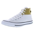 thumbnail image 1 of Converse Chuck Taylor All Star High Unisex Shoes Size 7.5, Color: White/Dunescape/Open Sesame, 1 of 5