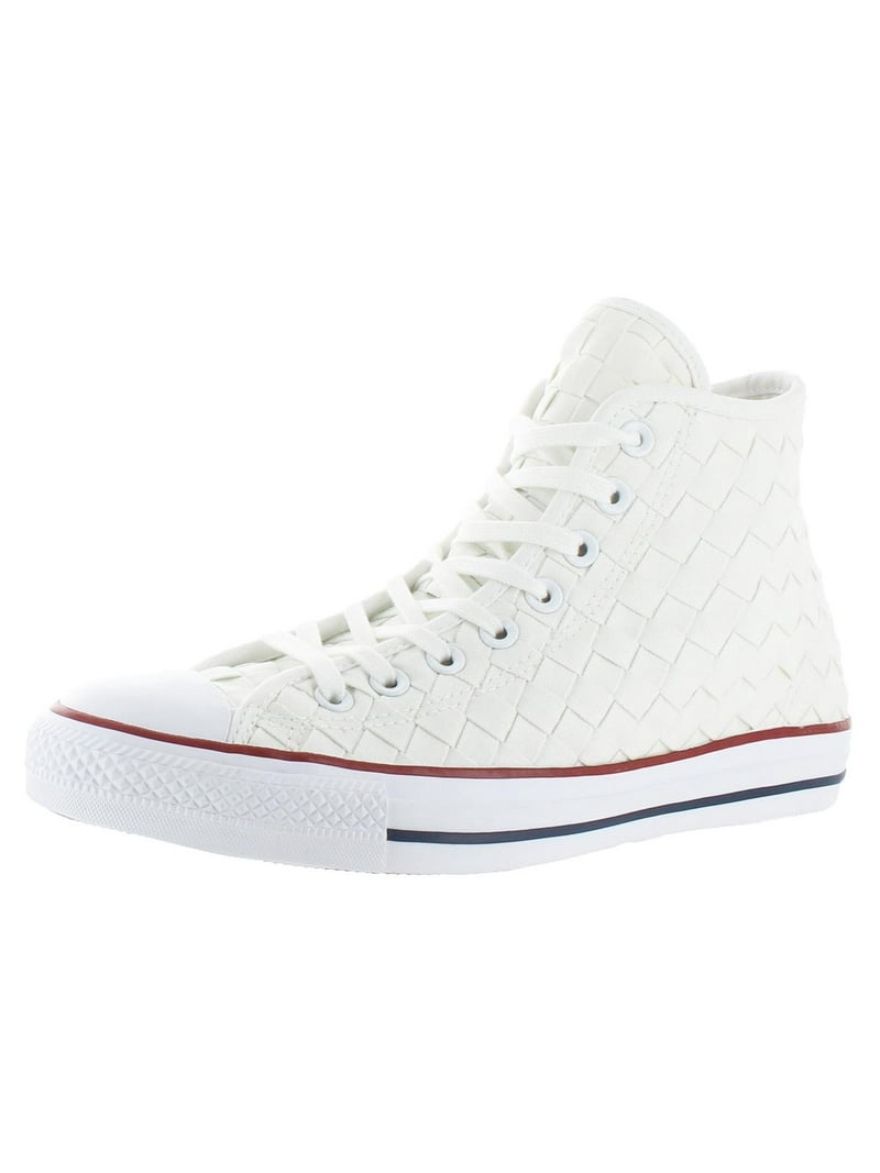 Converse Chuck Taylor All Star Hi Woven White Red High-Top