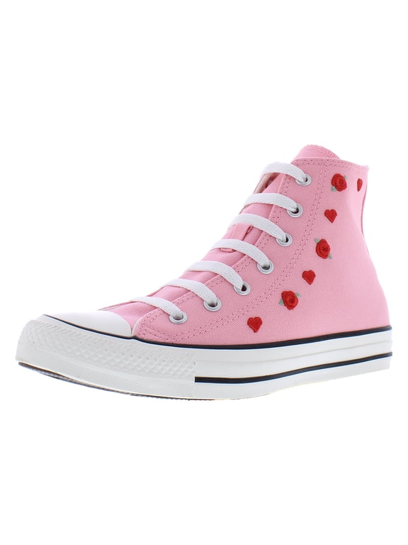 Chuck Taylor All Star High GS Girls Shoes Size 7, Color: Light Jellyfish Jitter/Red/Egret