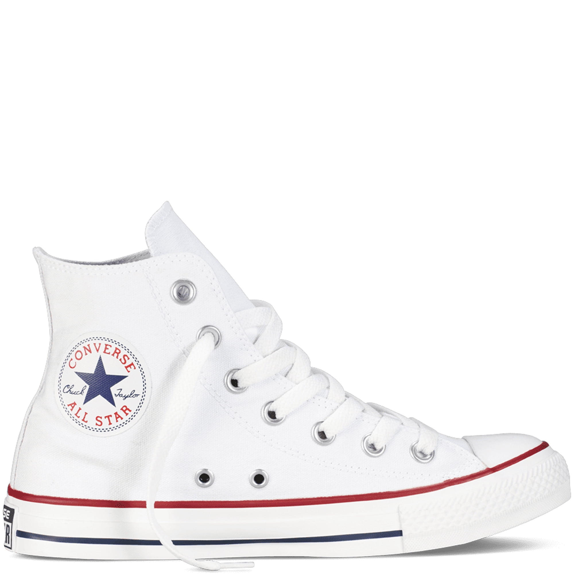 Chuck Taylor All Star Canvas Adult High-Top Sneakers Color: Optic White Size: M5.5W7.5