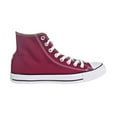 thumbnail image 1 of converse unisex chuck taylor all star hi-top shoes, maroon, 10.5 b(m) us women / 8.5 d(m) us men, 1 of 6