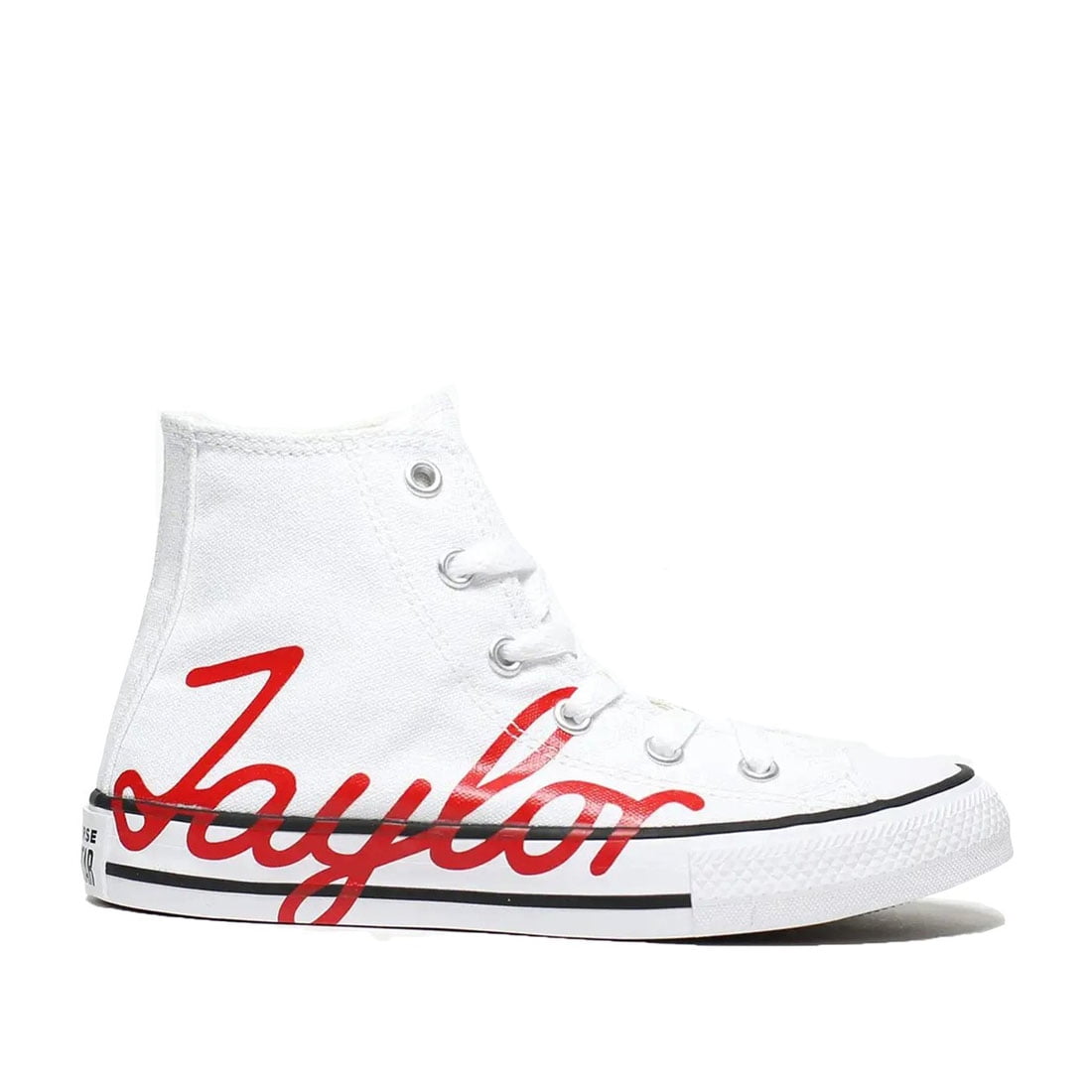 All white top converse size 2