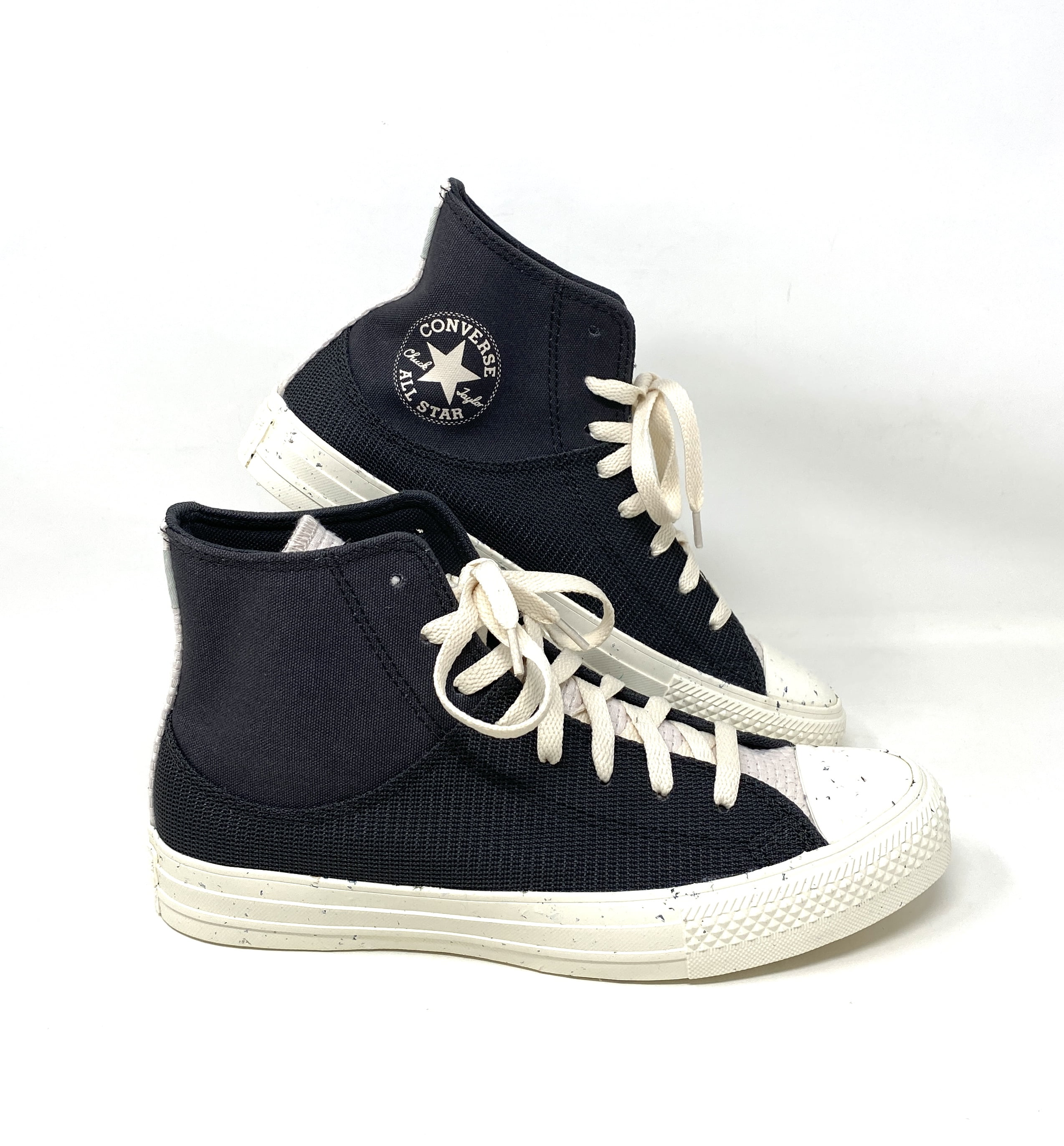 Converse Chuck Taylor All Star Ideal Craft High Top Canvas Black Shoes ...