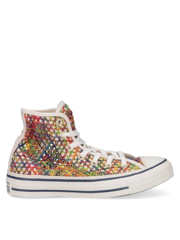 Chuck Taylor All Star Ladies Multicolor Canvas Knit Sneakers 8