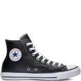 thumbnail image 1 of Converse Chuck Taylor All Star Leather High Top Black 132170C, 1 of 2