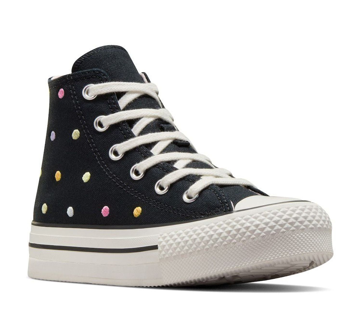 girls converse high tops black