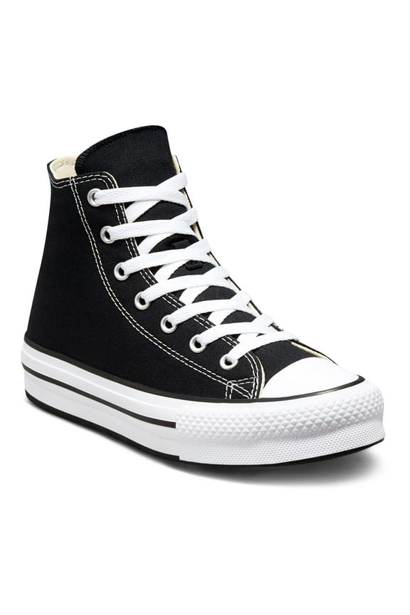 Chuck Taylor All Star Lift HI Girls Sneakers Color: Black Size: 3
