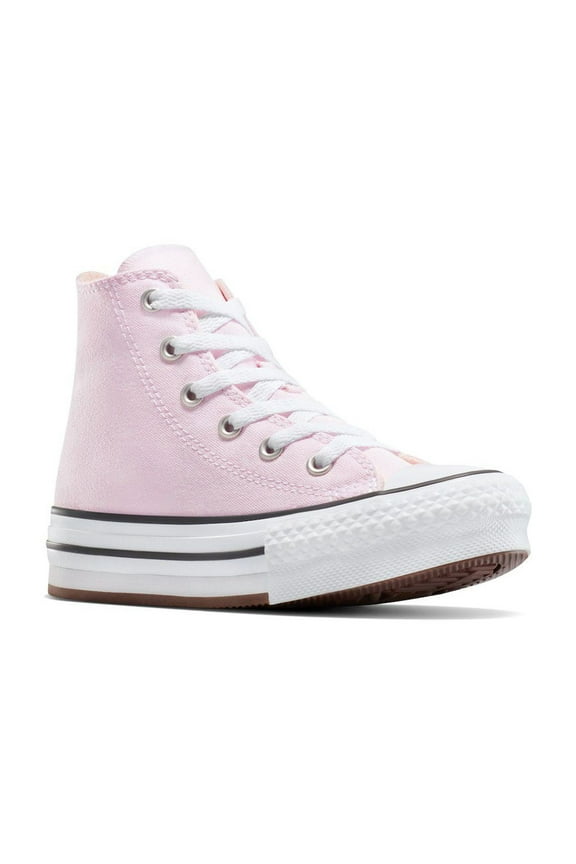 Chuck Taylor All Star Lift HI Girls Sneakers Color: Pink Foam Size: 1