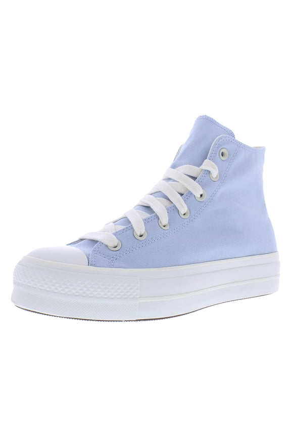 Chuck Taylor All Star Lift Platform Womens Shoes Size 10, Color: Cloudy Daze/Vintage White