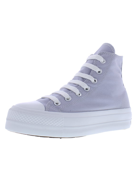 Chuck Taylor All Star Lift High Platform Womens Shoes Size 8, Color: Ghost Town/Vintage White