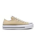 thumbnail image 1 of Converse Chuck Taylor All Star Lift Platform Canvas Low Women's Sneakers, Oat Milk/Oat Milk, Size 9.5, 1 of 6