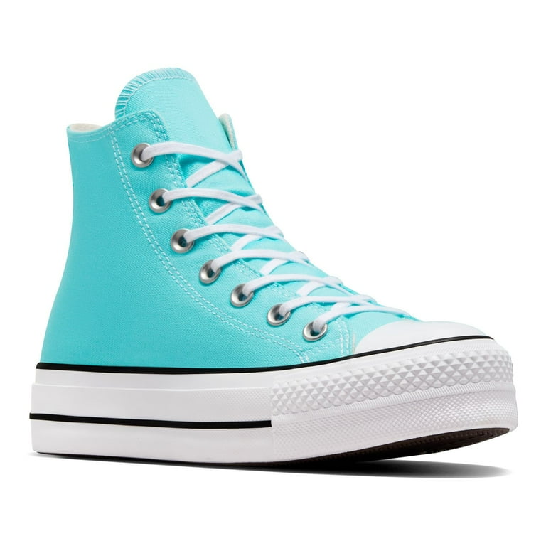 Converse Chuck Taylor All Star Lift Platform Women s Shoes Color Triple Cyan Size 5 Walmart