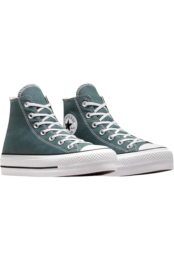 Women's Chuck Taylor All Star High-Top Platform Sneaker, Dark Teal, 6.5