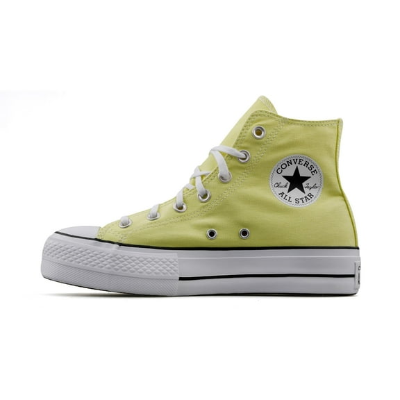 Converse Chuck Taylor All Star Lift Women's Platform High-Top Sneakers Color: White Black Size: 7