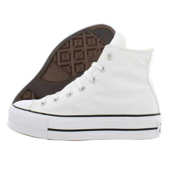Converse Chuck Taylor All Star Lift Women's Platform High-Top Sneakers Color: White Black Size: 8