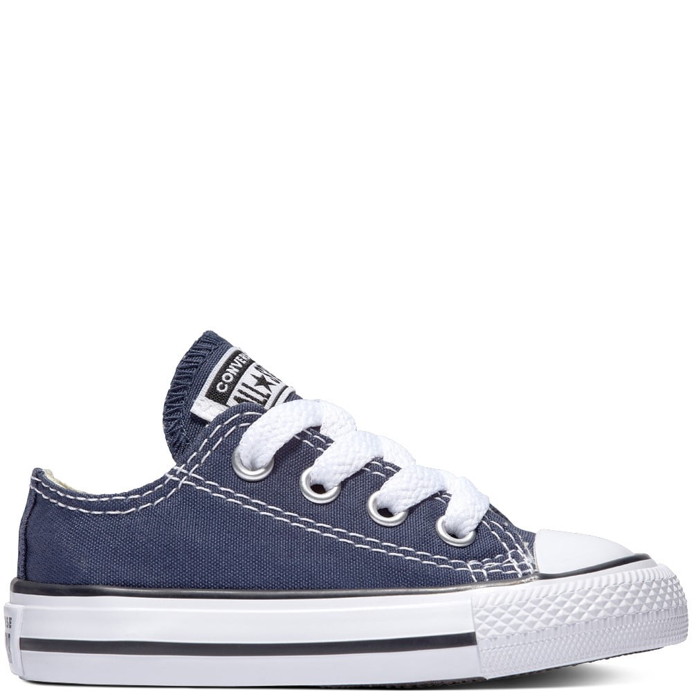 Converse Chuck All Star Low Top Unisex/Toddler shoe size Toddler 10 Athletics 7J237 Navy -