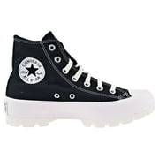 Converse Chuck Taylor All Star Lugged Canvas Hi Womens Shoes Size 8, Color: Black/White