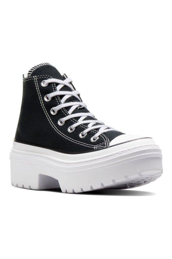 Chuck Taylor All Star Lugged Heel Women's Platform Shoes Color: Black Size: 10