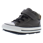 Converse Chuck Taylor All Star Malden Street Mid Boot Leather Infant/Toddler Shoes Size 10, Color Truffle/Harvest Moon/Black