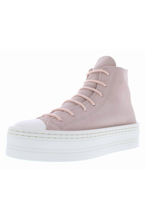 Chuck Taylor All Star Modern Lift Platform Womens Shoes Size 10, Color: Pink Sage/Egret