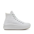 thumbnail image 1 of Converse Chuck Taylor All Star Move-Hi 568498C Women's White Sneakers Shoes C658 (7.5), 1 of 4