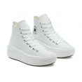 thumbnail image 1 of Converse Chuck Taylor All Star Move Hi 568498C Womens White Sneaker Shoes HS2013 (7), 1 of 4