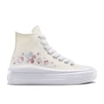 thumbnail image 1 of Converse Chuck Taylor All Star Move Platform High Women's Sneakers, Egret/Orchid Dust, Size 7.5, 1 of 1