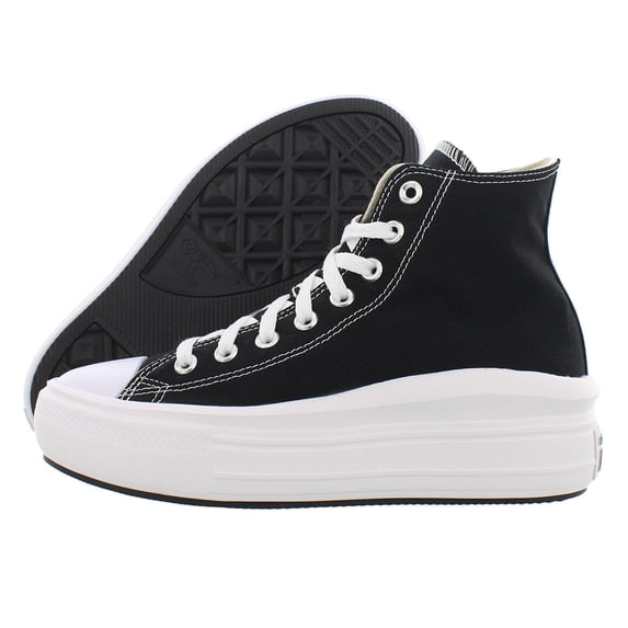 Converse Women's Sneaker, Black Natural Ivory White, 6