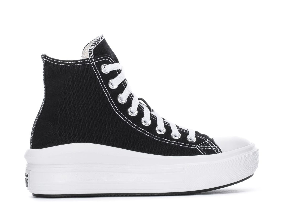 Converse Chuck Taylor All Star Move Women's High-Top Platform Sneakers Color: Black White Size: 7