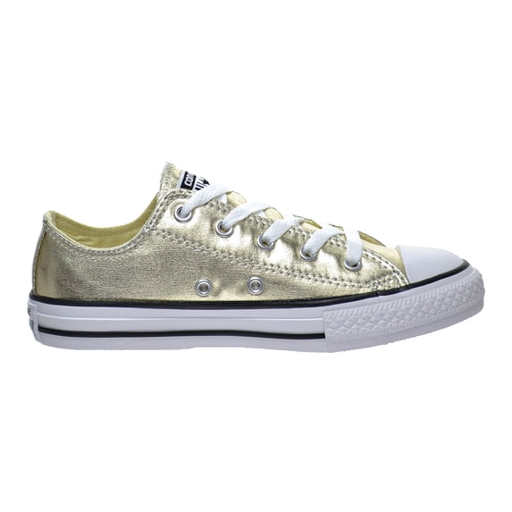 Converse Chuck Taylor All Star OX Little Kid's Shoes Light Gold/White 353181f