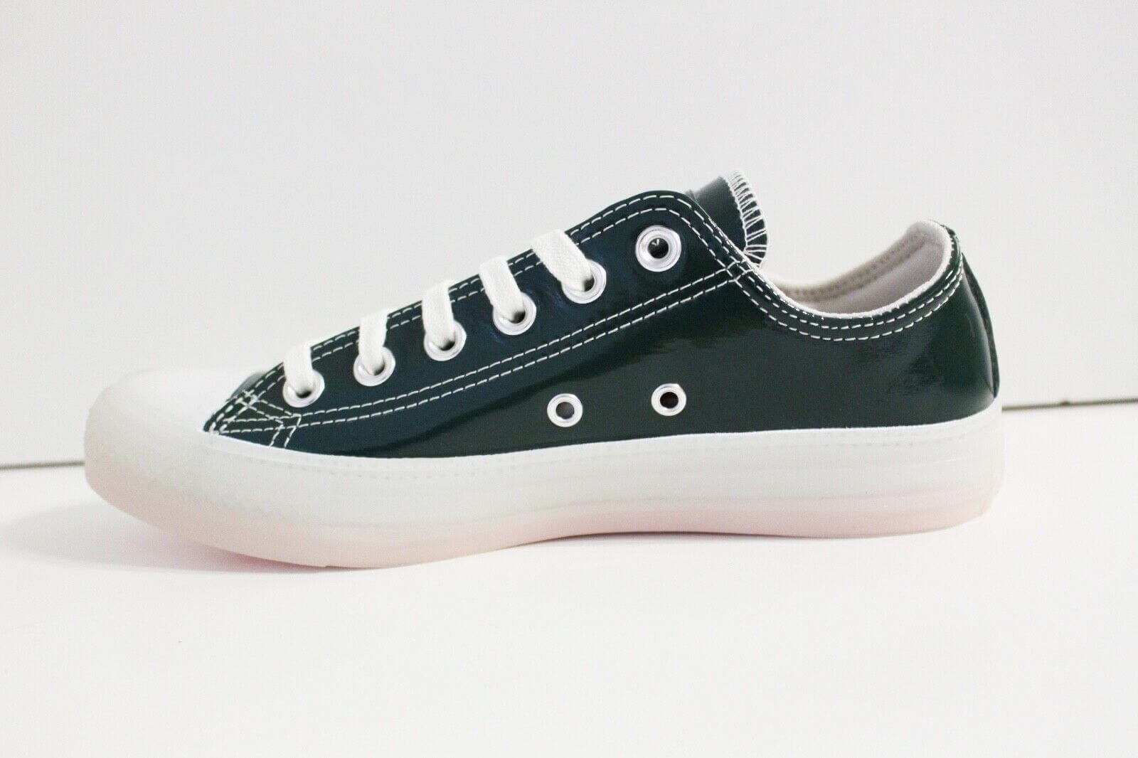 Converse Chuck Taylor All Star OX Unisex Deep Emerald Leather Sneakers 5 M 7 W Walmart