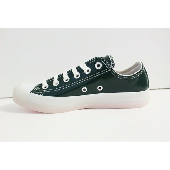Chuck Taylor All Star OX Unisex Deep Emerald Leather Sneakers 5 M/7 W