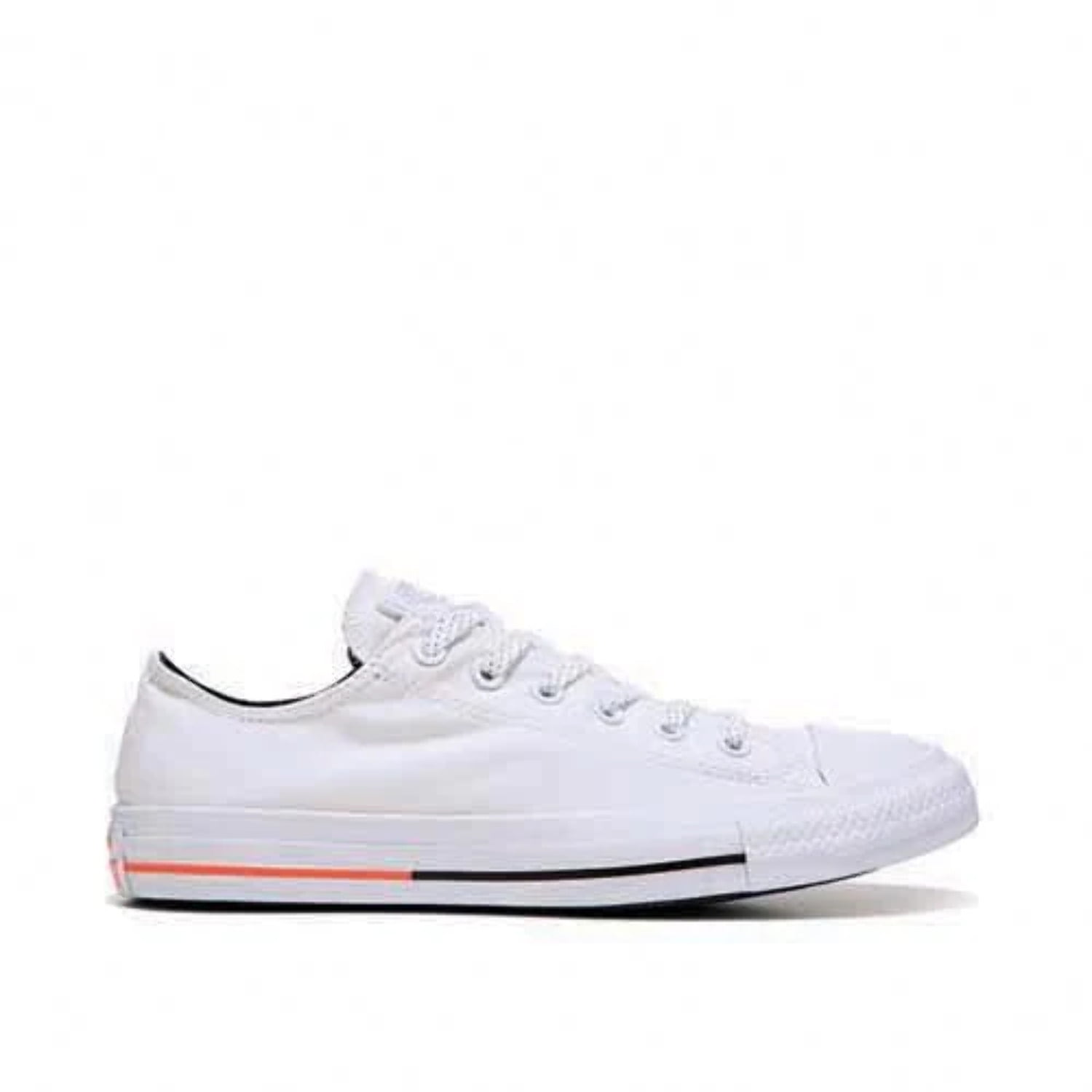 CONVERSE Chuck Taylor All Star Shield Canvas Low Top Sneaker White Lava Black 153796F Walmart