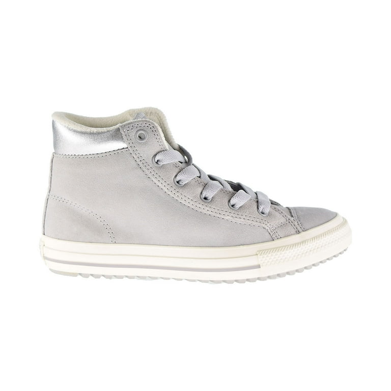 Converse Chuck Taylor All Star PC Boot Hi Grey Silver Suede Trainers