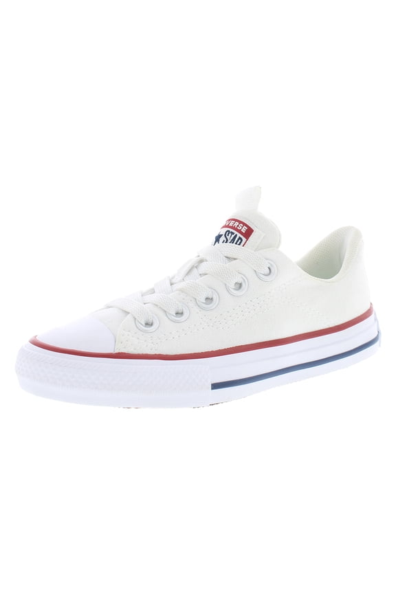 Chuck Taylor All Star Rave Ox PS Boys Shoes Size 11.5, Color: White/Natural Ivory/Garnet
