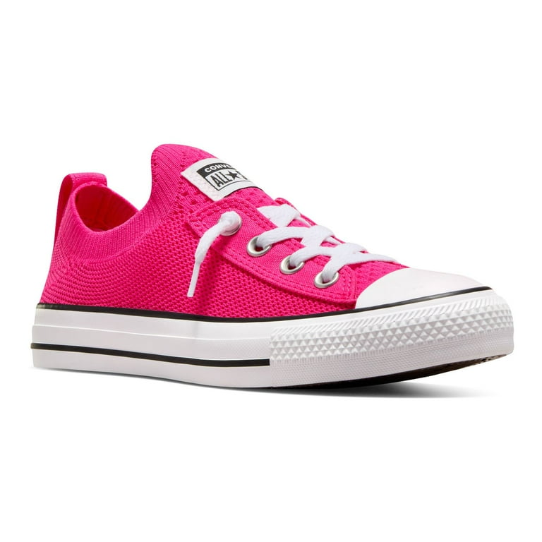 Womens pink slip on converse online
