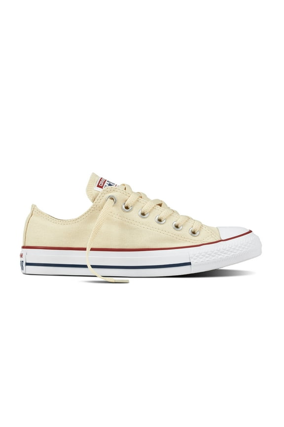 Chuck Taylor All Star Canvas Adult Low-Top Sneakers Color: Natural Ivory Size: M5W7