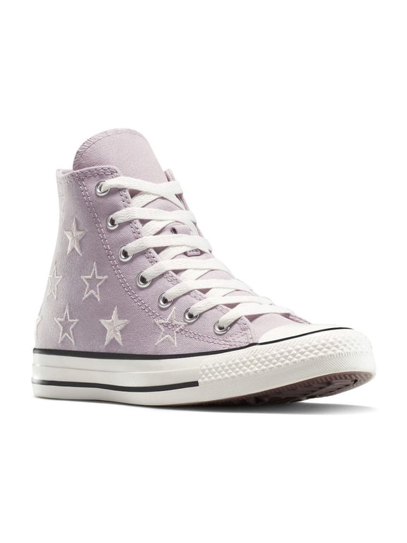 Chuck Taylor All Star Strawberries Big Kids Girls' High-Top Sneakers Color: Mauve Stars Size: 7