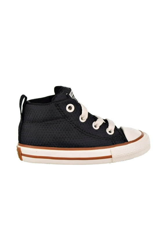 Chuck Taylor All Star Street Mid Toddler's Shoes Black-Gum-Egret 763524f