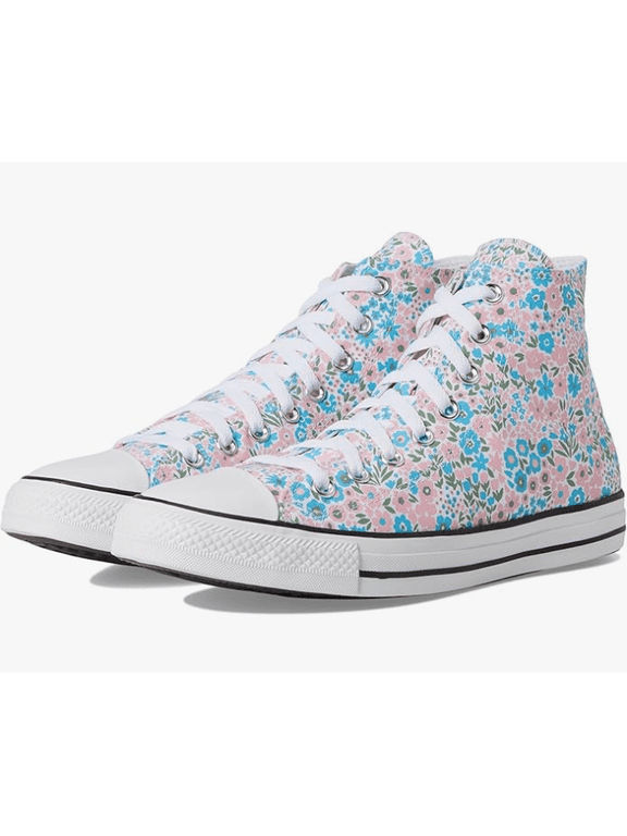 Chuck Taylor All Star Women's Sneakers Color: White Gnarly Blue Size: 7.5