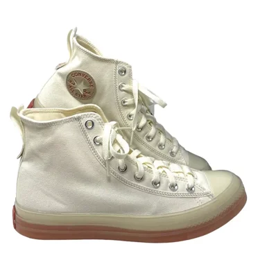 Converse Chuck Taylor CX Explore Hi Skate Shoe Egret Canvas Sneakers A02810C
